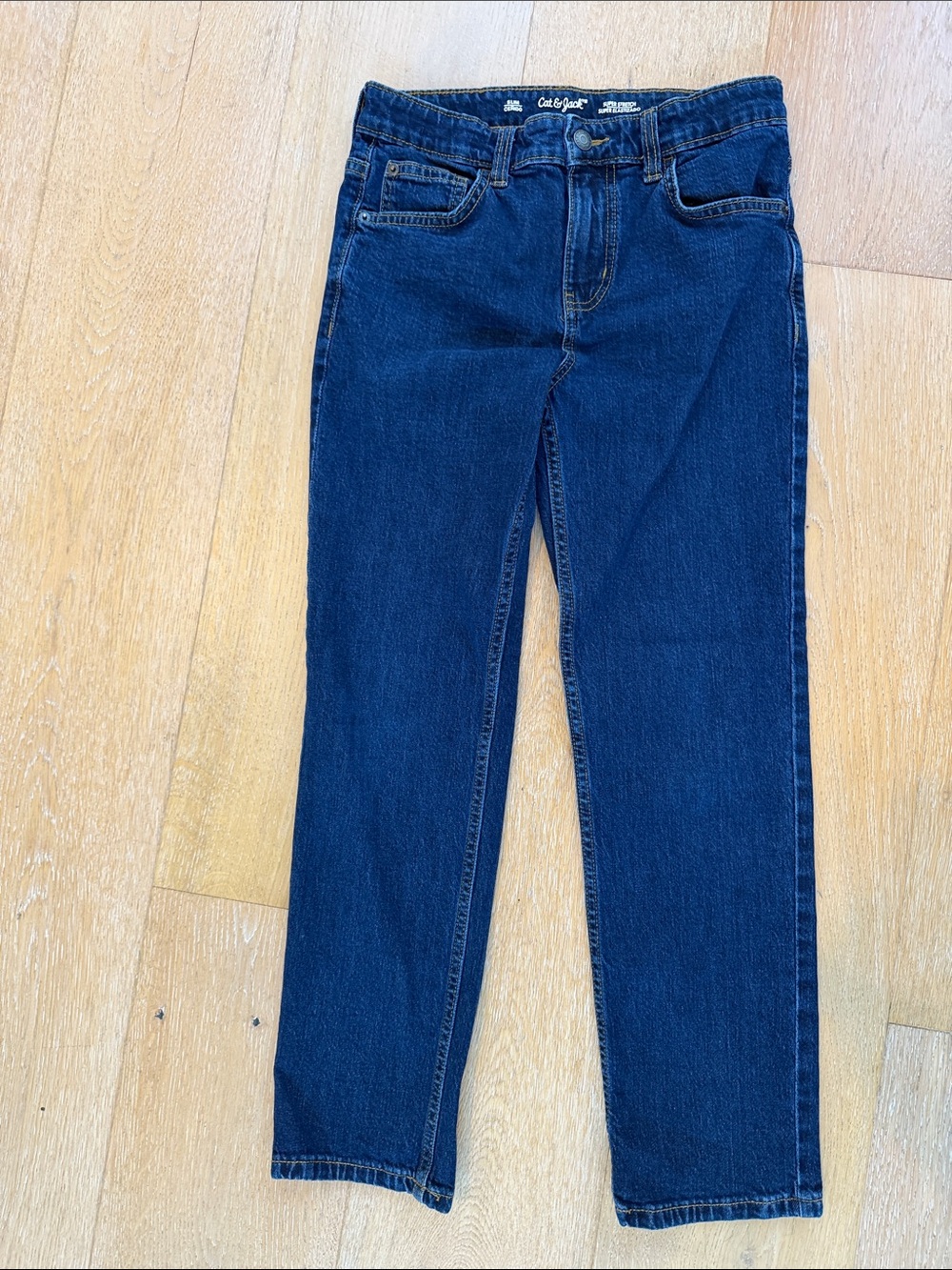 Cat & Jack Navy Straight-Leg Boys Jeans